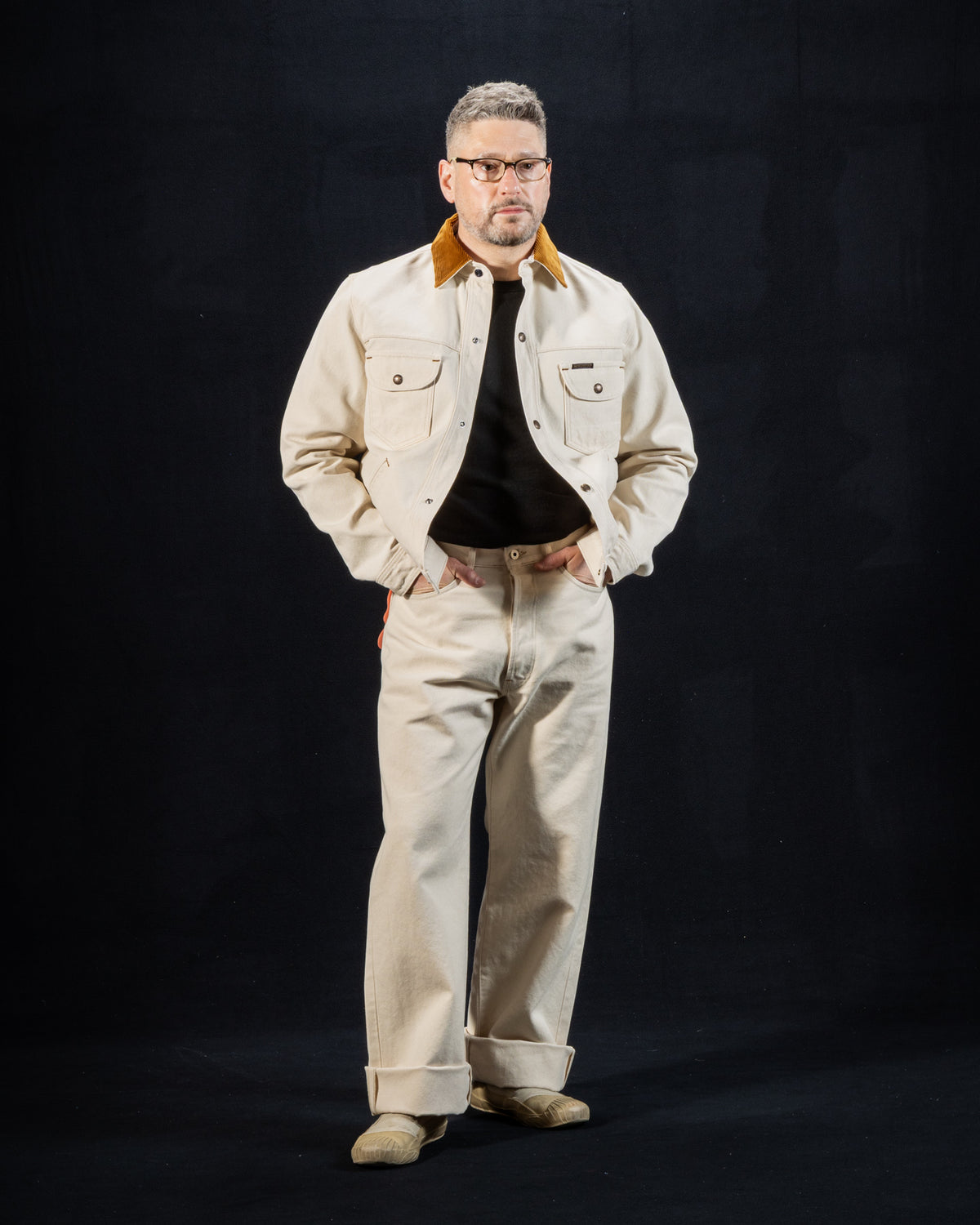 Indigofera Fargo Quarter Jacket - Ecru Smithson Canvas - Standard & Strange