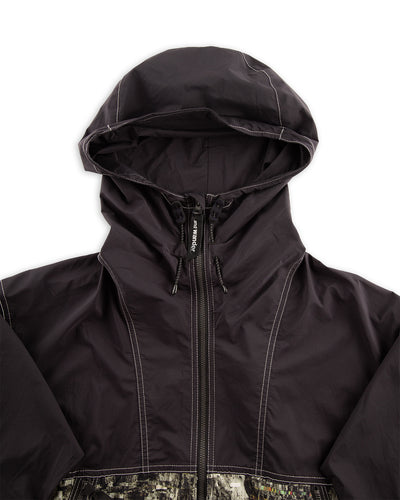 And Wander PERTEX Printed Wind Jacket - Black - Standard & Strange