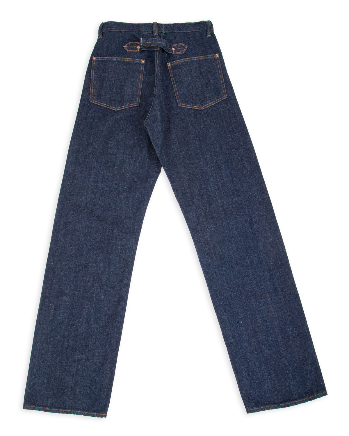 Black Sign 1920s 9 oz Death Valley Waist-Overalls - Dark Indigo - Standard & Strange