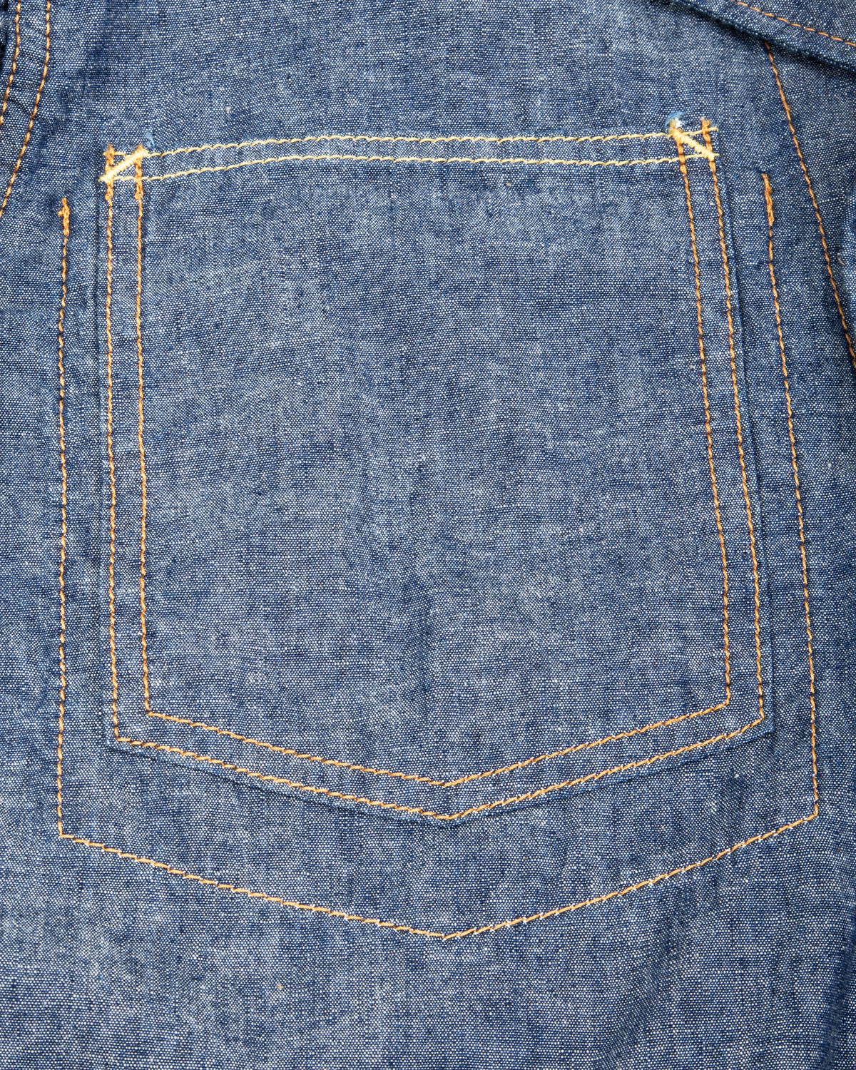 Black Sign 1940s 5.5oz Selvage US Army Field Jacket - Indigo Chambray - Standard & Strange
