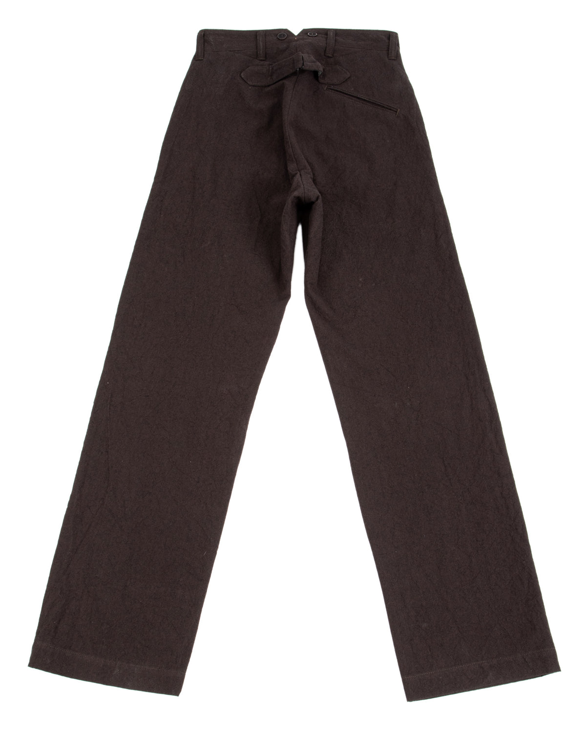 Black Sign Ancient Cloth Avignon Trousers - Dead Leaf Brown - Standard & Strange