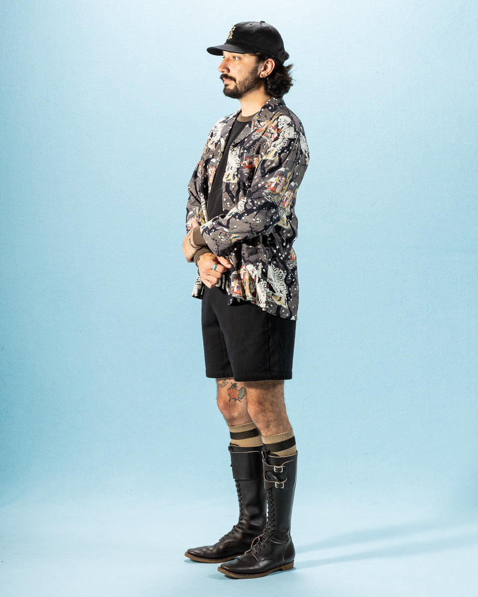 Black Sign BS Boxercise Shorts - Midnight Black - Standard & Strange