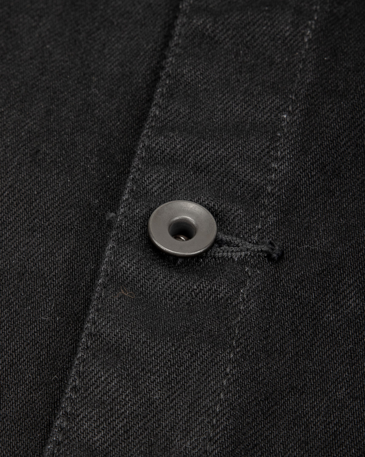 Black Sign Denim Delta Jacket - 15 oz Black Denim - Standard & Strange