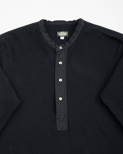 Black Sign Heavyweight 1920s Amish Henley - Black - Standard & Strange