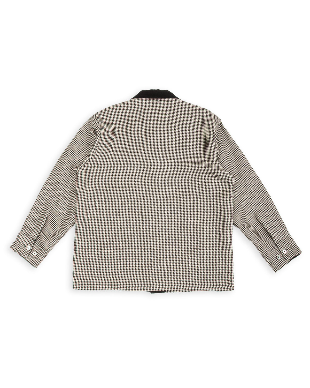 Black Sign Italian Collar 2 Tone "GIGORO" Jacket - Houndstooth - Standard & Strange