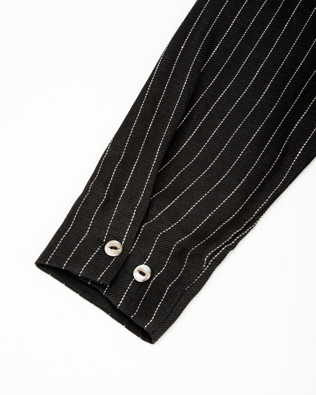 Black Sign Italian Collar 2 Tone "GIGORO" Jacket - Rain Stripe - Standard & Strange