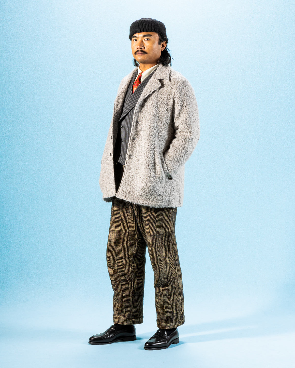 Black Sign Old Man Jacket - Gentle White - Standard & Strange