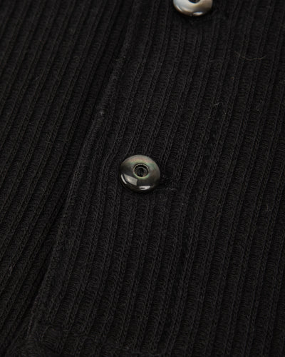 Black Sign Railroad Knit S/S Amish Underwear - Midnight Black - Standard & Strange