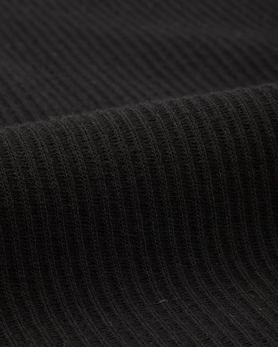 Black Sign Railroad Knit S/S Amish Underwear - Midnight Black - Standard & Strange