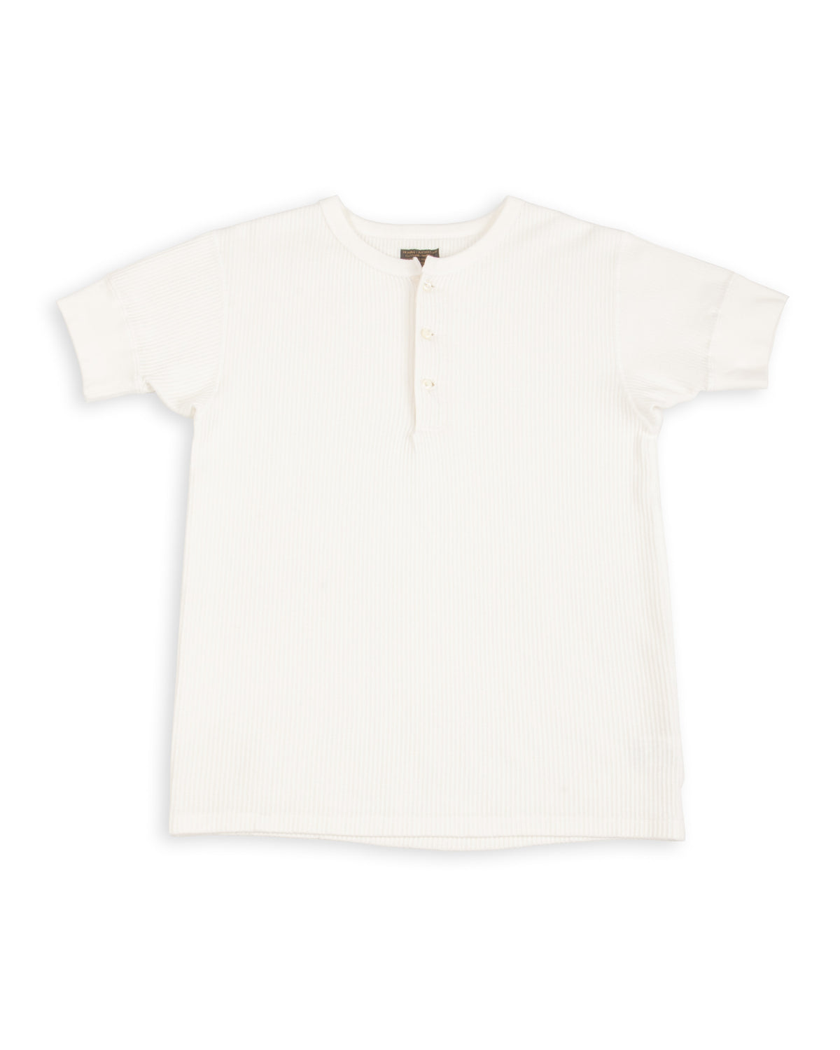 Black Sign Railroad Knit S/S Amish Underwear - Salt White - Standard & Strange