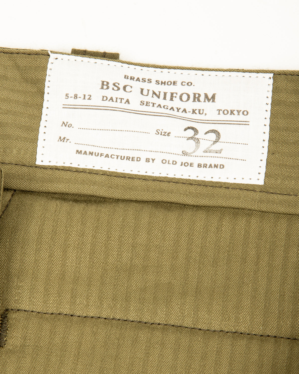 Clinch Boots BSC Uniform Light Moleskin French Work Pants - Green - Standard & Strange
