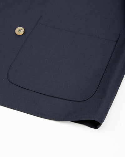 De Bonne Facture Double Breasted Jacket - Navy Wool - Standard & Strange