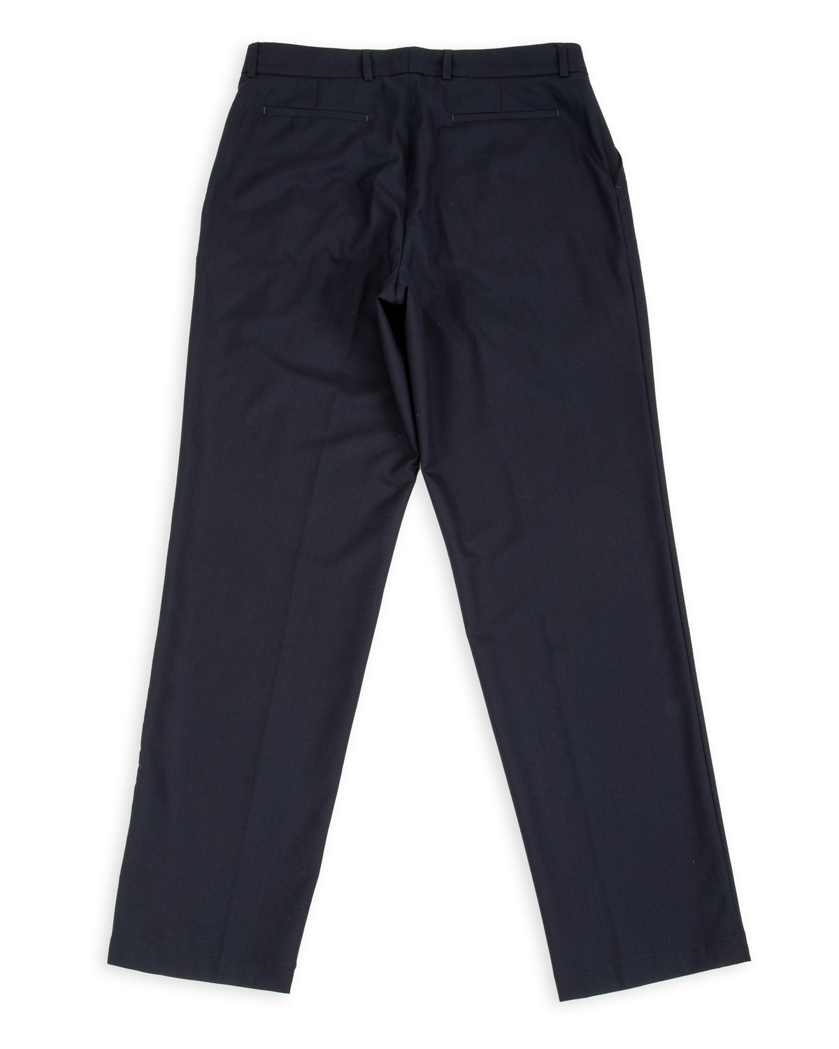De Bonne Facture One Pleat Trousers - Navy Wool - Standard & Strange