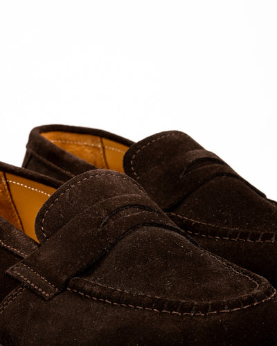 Dr. Martens Delapre Penny Loafer - Brindle Brown - Standard & Strange