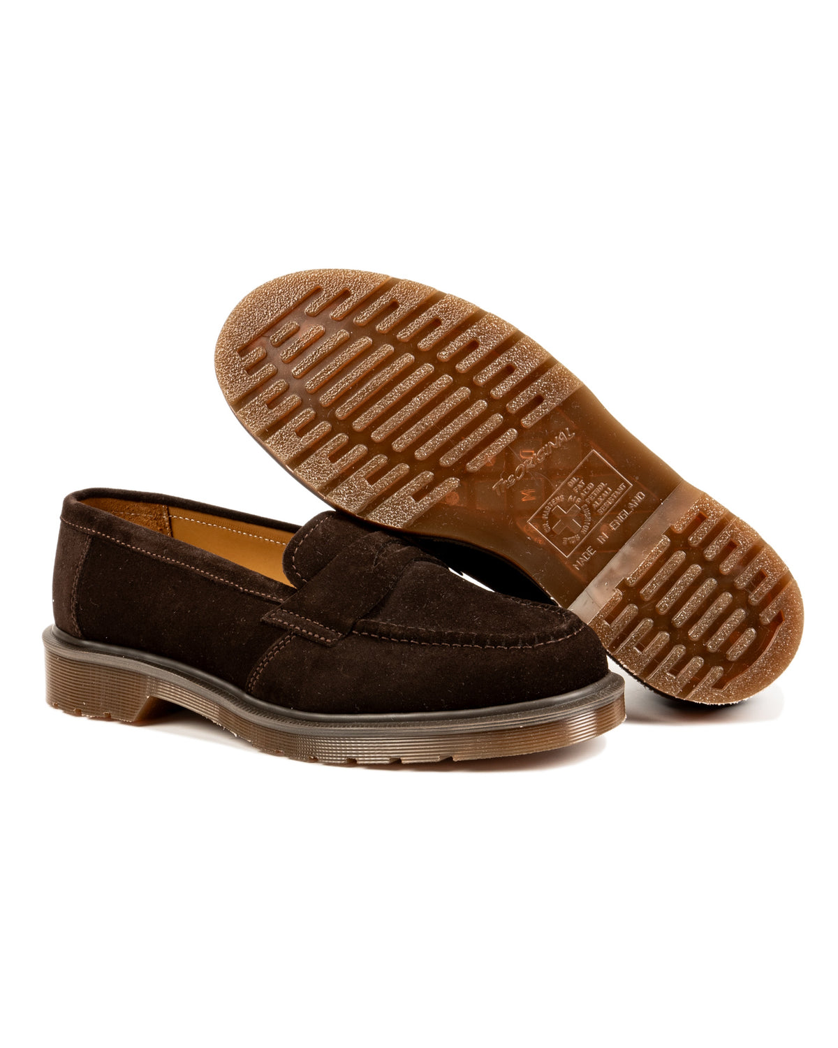 Dr. Martens Delapre Penny Loafer - Brindle Brown - Standard & Strange