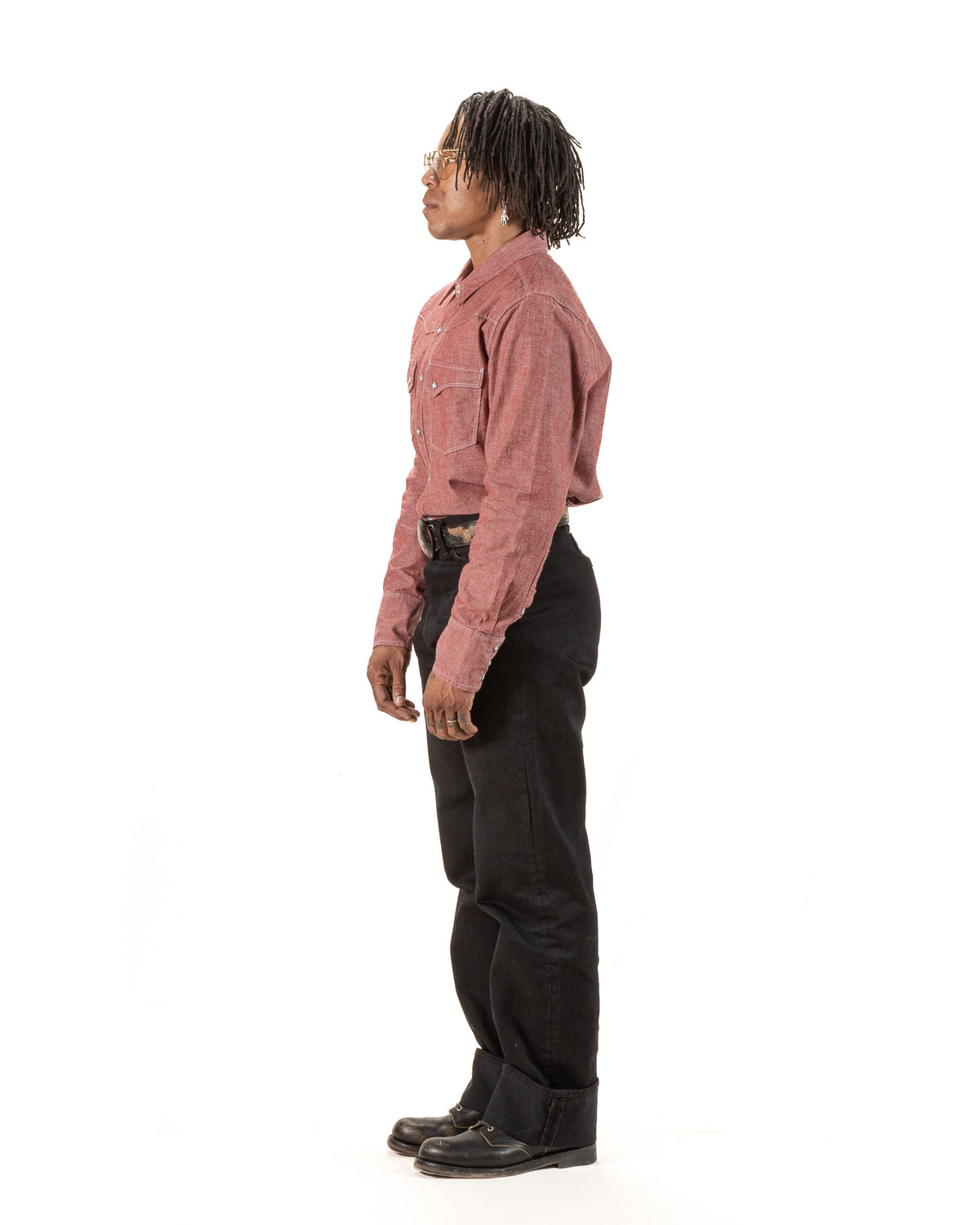 Freenote Calico Western Shirt - Dusty Red - Standard & Strange