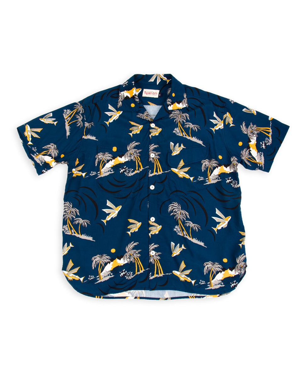 Freenote Dean Double Pocket - Navy Flying Fish - Standard & Strange