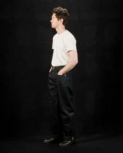 Freenote Modesto Straight Fit - 15.75oz Black/Black - Standard & Strange