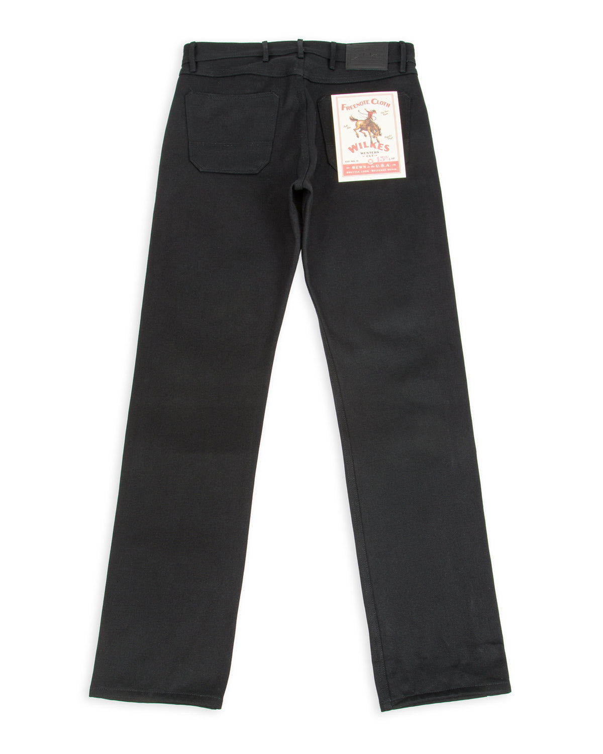 Freenote Wilkes Western - 15.75oz Black/Black - Standard & Strange