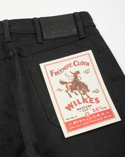 Freenote Wilkes Western - 14.25oz Black/Gray - Standard & Strange