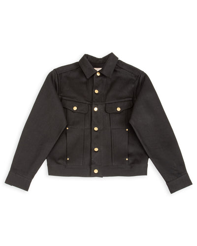 Freenote High Low Jacket - 15.75oz Black/Black - Standard & Strange