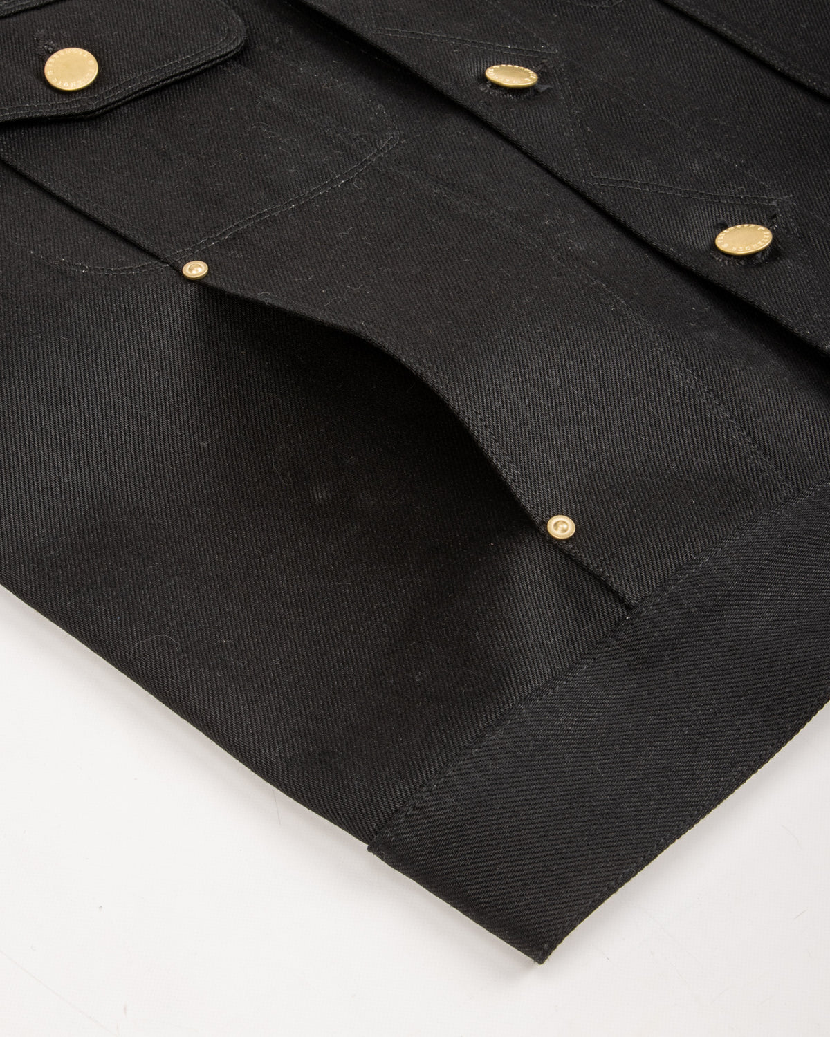 Freenote High Low Jacket - 15.75oz Black/Black - Standard & Strange