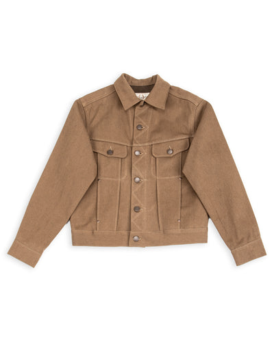 Freenote High Low Jacket - 15oz Light Brown Denim - Standard & Strange