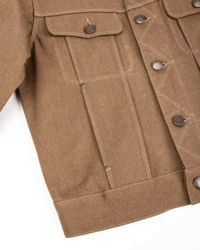 Freenote High Low Jacket - 15oz Light Brown Denim - Standard & Strange