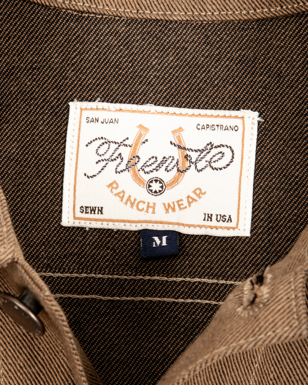 Freenote High Low Jacket - 15oz Light Brown Denim - Standard & Strange