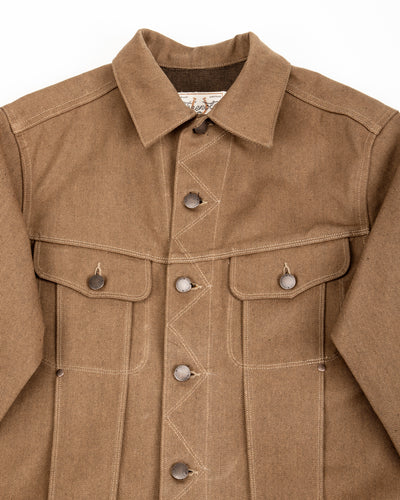 Freenote High Low Jacket - 15oz Light Brown Denim - Standard & Strange
