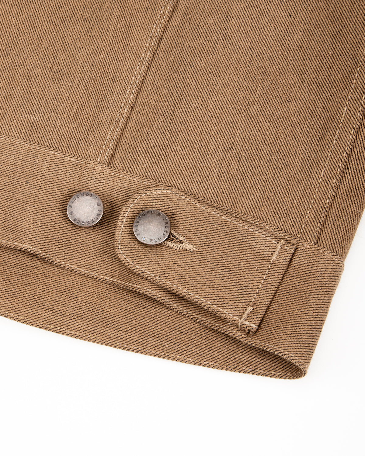 Freenote High Low Jacket - 15oz Light Brown Denim - Standard & Strange