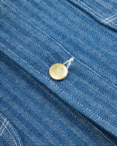 Freenote Modesto Jacket - Blue Herringbone - Standard & Strange