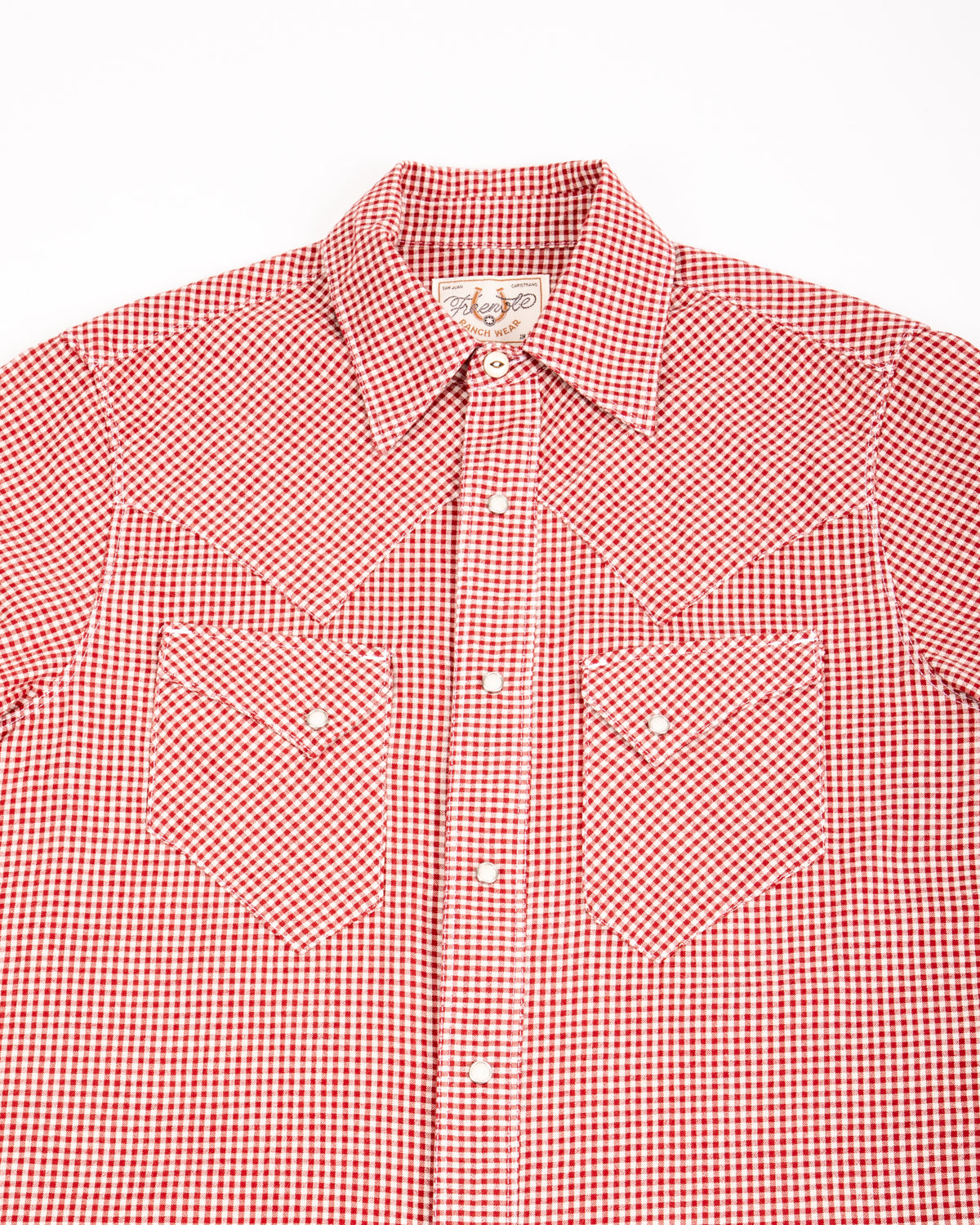 Freenote North Fork S/S Shirt - Red Gingham - Standard & Strange