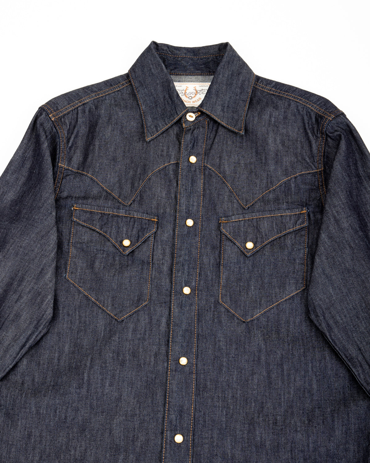 Freenote North Fork Shirt - 6oz Rinsed Denim - Standard & Strange