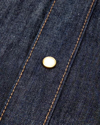 Freenote North Fork Shirt - 6oz Rinsed Denim - Standard & Strange