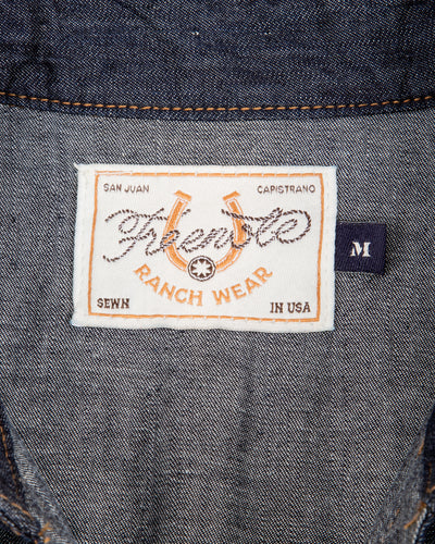 Freenote North Fork Shirt - 6oz Rinsed Denim - Standard & Strange