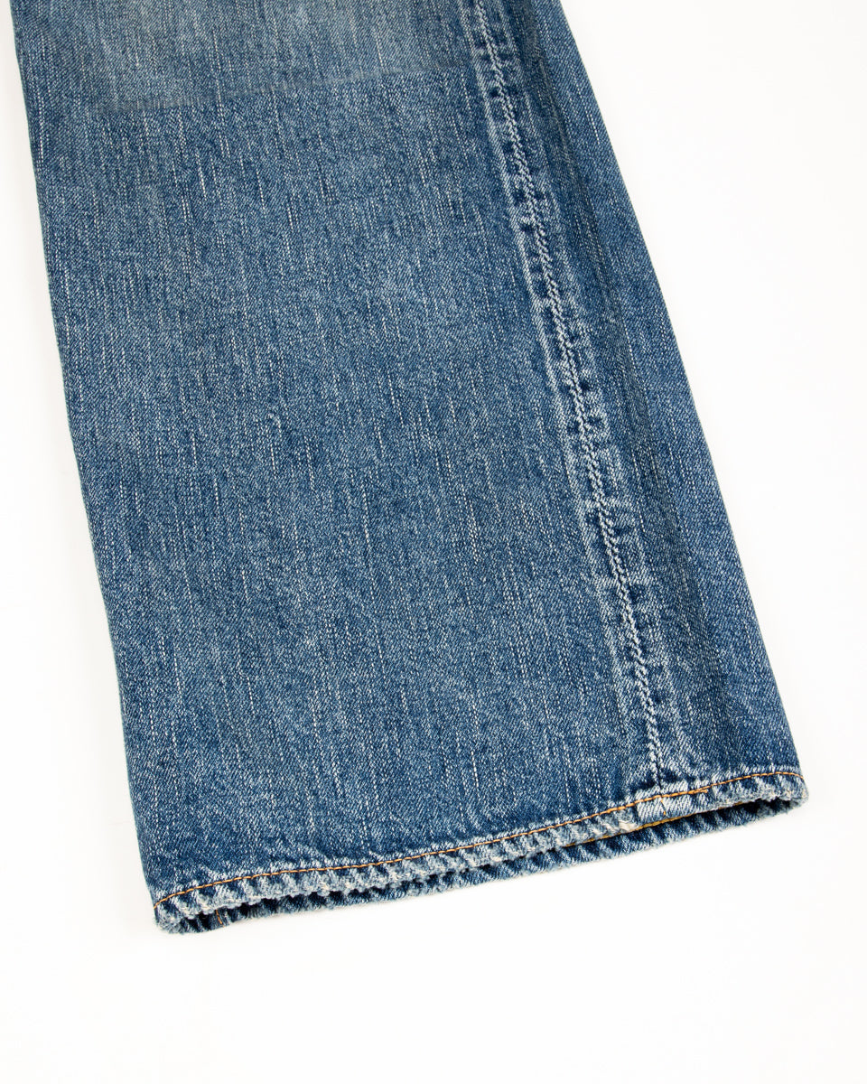Fullcount 0107SSHW - Womens' Wide Straight "Monroe" - Heavyweight Indigo Blue - Standard & Strange
