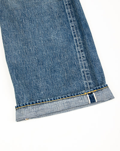 Fullcount 0107SSHW - Womens' Wide Straight "Monroe" - Heavyweight Indigo Blue - Standard & Strange