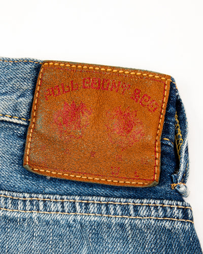 Fullcount 0107SSHW - Womens' Wide Straight "Monroe" - Heavyweight Indigo Blue - Standard & Strange