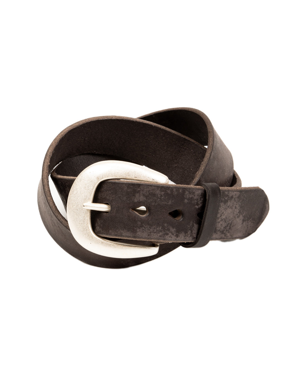 Fullcount Wild Leather Belt - Black - Standard & Strange
