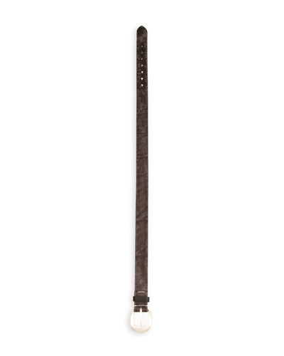 Fullcount Wild Leather Belt - Black - Standard & Strange