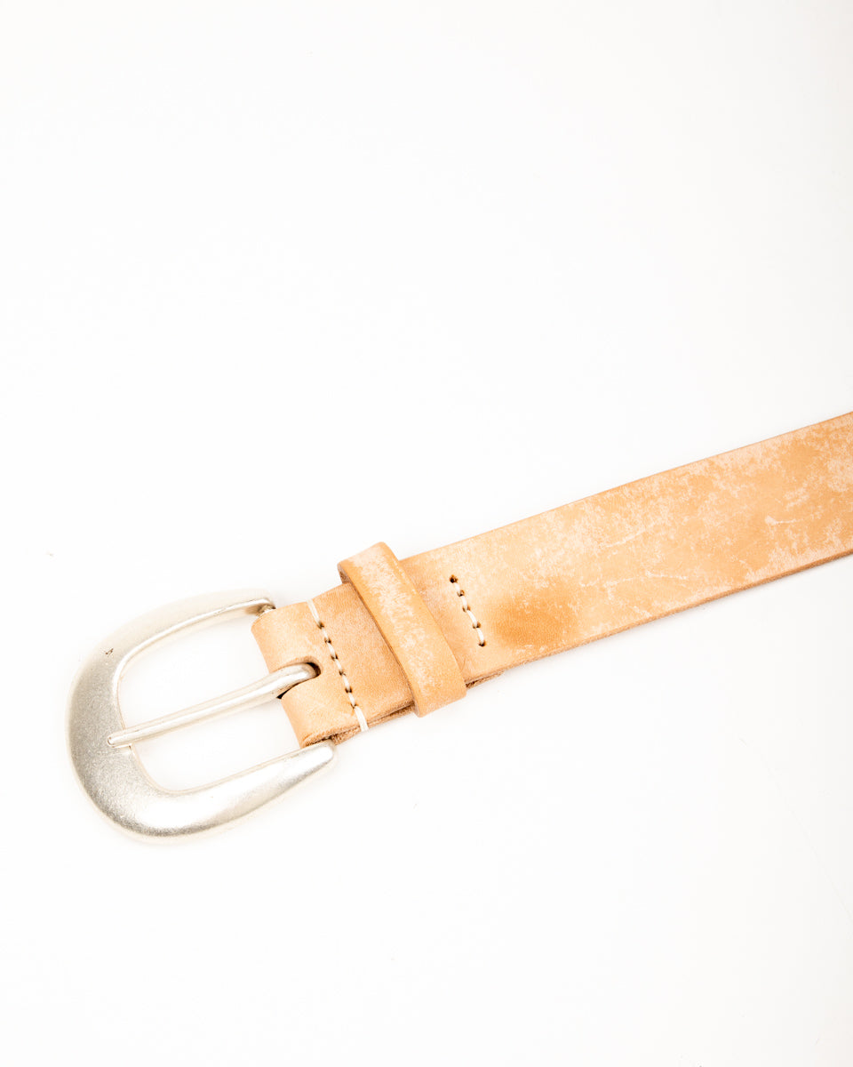Fullcount Wild Leather Belt - Natural - Standard & Strange
