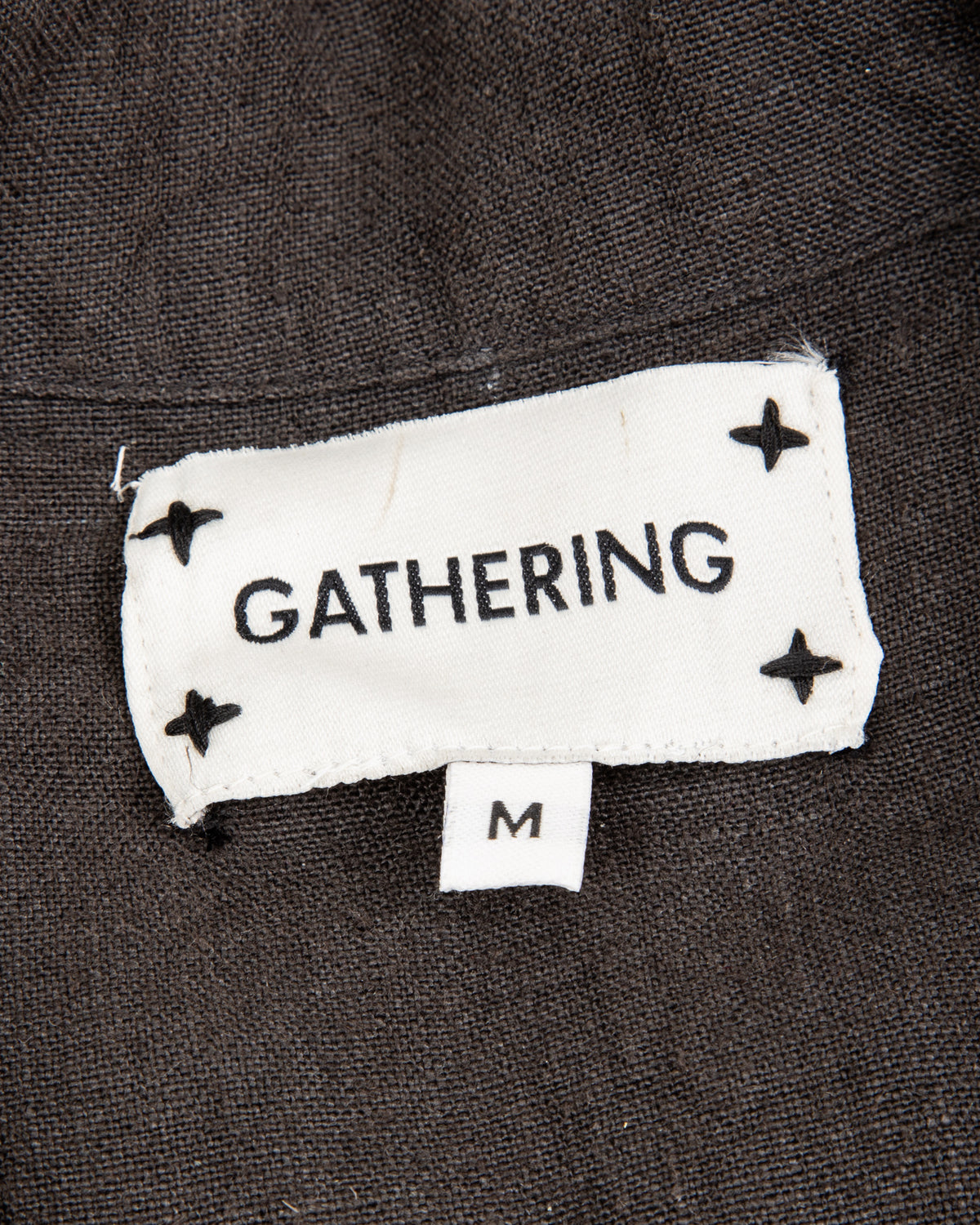 Gathering Fisherman Jacket - Black Linen Stonewash - Standard & Strange