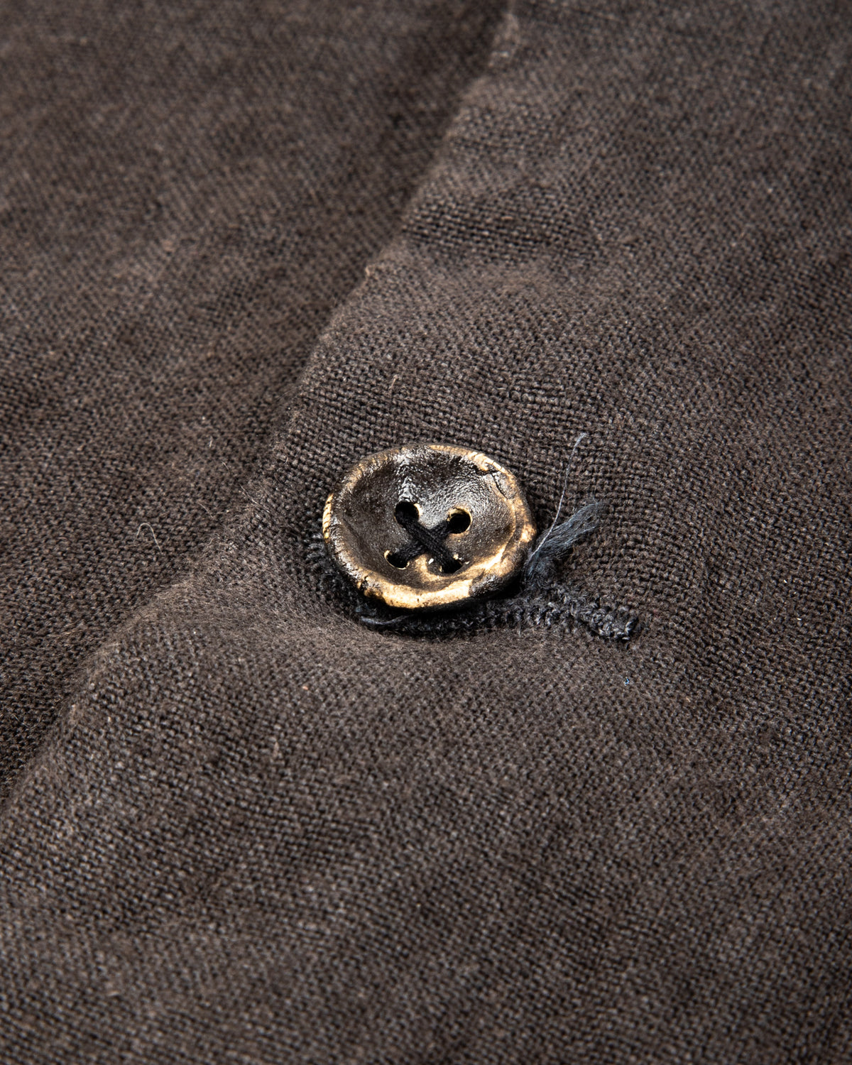 Gathering Fisherman Jacket - Black Linen Stonewash - Standard & Strange