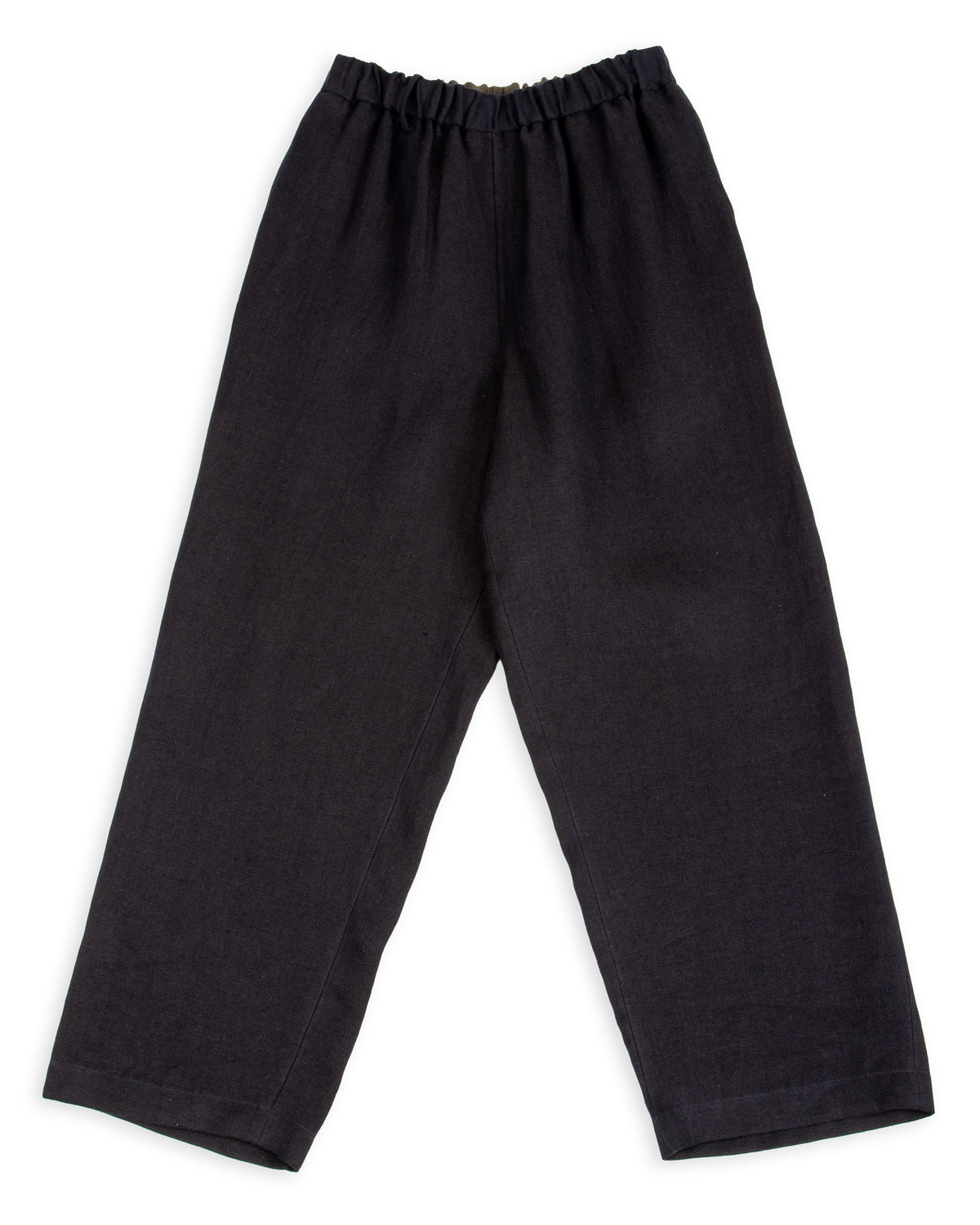 Gorsch Linen Easy Trousers - Navy/Brown - Standard & Strange
