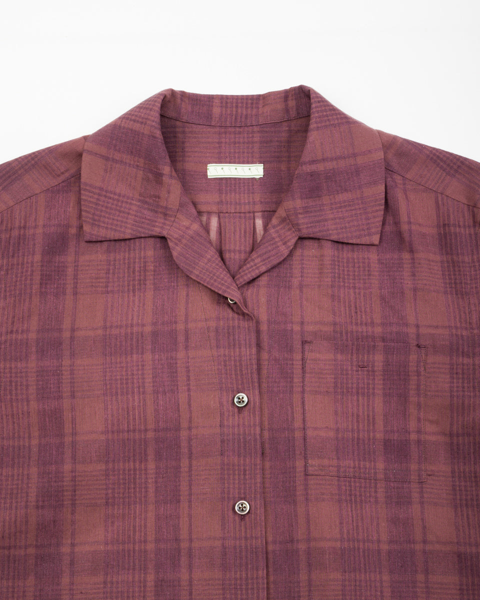 Gorsch Short Sleeve Check Shirt - Brown - Standard & Strange