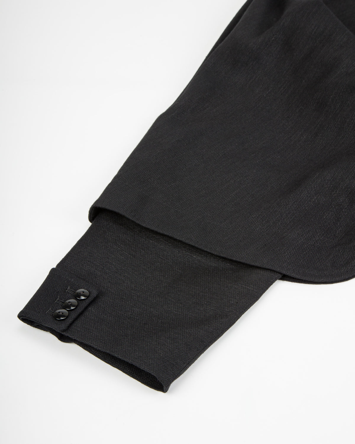 Gorsch Wool Hemp Cape Coat - Black - Standard & Strange