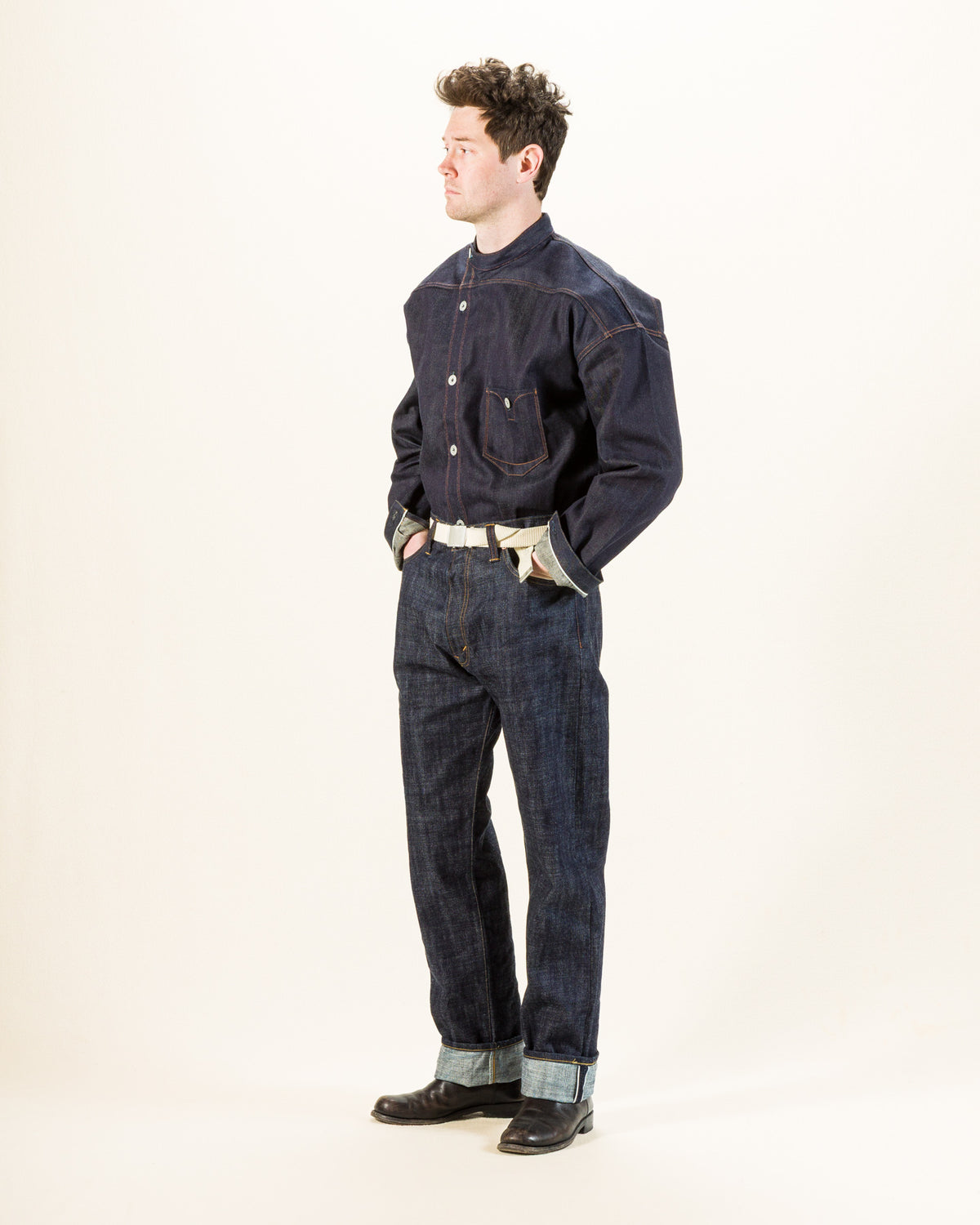 Gråbrodern Relaxed Hara Jean - 14.5 oz Slub Kasuri Denim - Standard & Strange