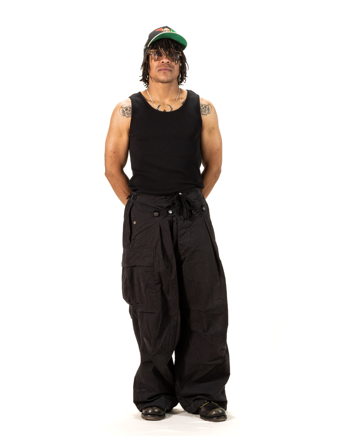 Gråbrodern Vidunge Tank Top - Heavy Cotton Rib Black - Standard & Strange