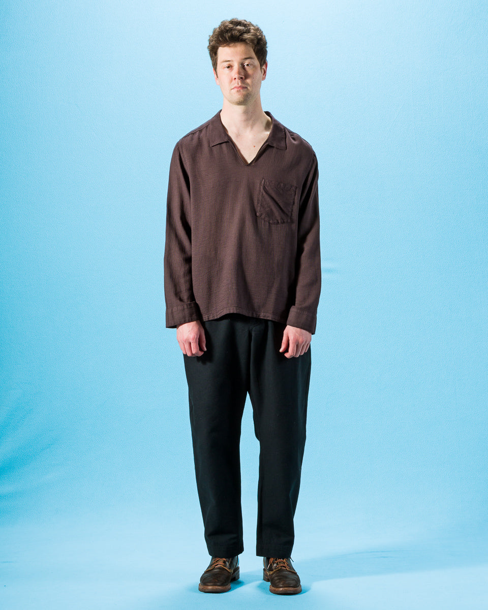 Hansen Marius Pull-on Shirt - Kalamata - Standard & Strange